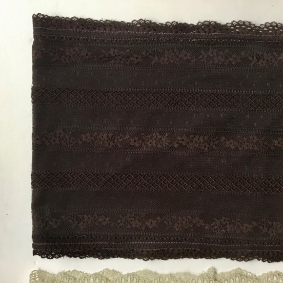 NWOT Two Lined Lace Bandeaus by Emmelee - Picture 5 of 5